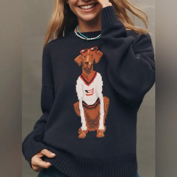Anthropologie Porridge Dog Jolene Pullover Sweater Small runs large - Picture 4 of 11